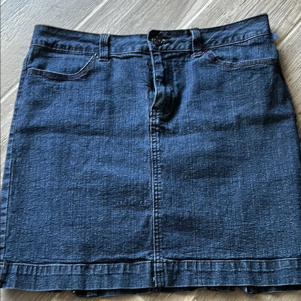 💋💋💋some 💋💋Saint John's Bay Active Blue Mini Pencil Skirt